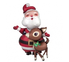 Santa & Reindeer AirWalker Foil Balloons 37"/94cm