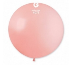 GEMAR 31" 1 LATEX BALLOON G30 baby pink #073
