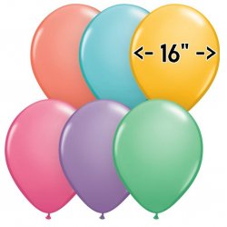 16" PLAIN LATEX BALLOONS