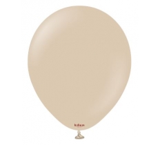 KALISAN 5" STANDARD HAZELNUT LATEX BALLOON - 100CT