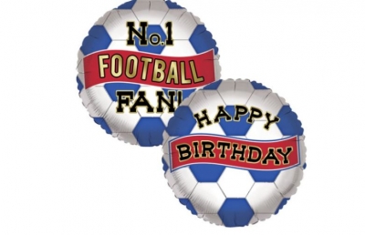 FOOTBALL FAN BALLOON 18"