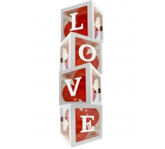 LOVE BALLOON BOXES SET OF 4