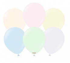 Kalisan 18" Macaron Pale Assorted 25Pc