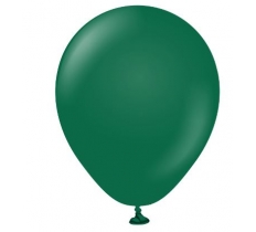 KALISAN 5" STANDARD DARK GREEN LATEX BALLOON - 100CT