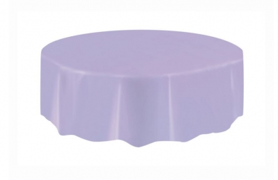 LAVENDR ROUND TABLE COVER 84 IN DIA