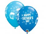 25PACK 11" DARK BLUE FATHERS DAY BEER MUG LATEX BALLOON