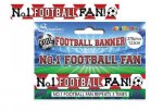 Football Banners - Red and White