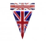UNION JACK TRIANGULAR BUNTING 10M 20 FLAGS