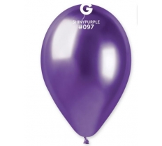 GEMAR 13" PK25 LATEX BALLOONS SHINY PURPLE #097