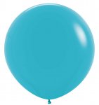 Fashion Solid Caribbean Blue 36" Latex Balloons 2 Pack