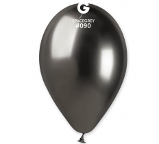 GEMAR PK25 LATEX BALLOONS SHINY SPACE GREY #090