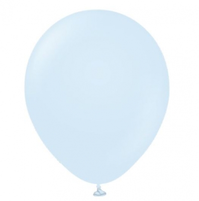 KALISAN 18" MACARON BABY BLUE LATEX BALLOONS 25PACK