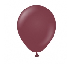 KALISAN 5" STANDARD BURGUNDY LATEX BALLOONS 100CT