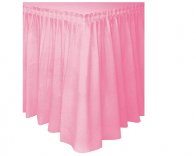 LOVELY PINK TABLE SKIRT 29X14FT