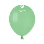 GEMAR 5" PK50 LATEX BALLOONS MINT GREEN #077