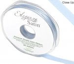 Eleganza Double Faced Satin 10mm x 20m Lt. Blue No.25