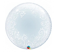 QUALATEX 24" QUALITY DECO BUBBLE FANCY FILIGREE