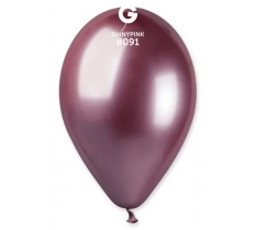 GEMAR 13" PK25 LATEX BALLOONS SHINY PINK #091