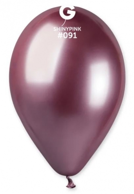 GEMAR 13" PK25 LATEX BALLOONS SHINY PINK #091