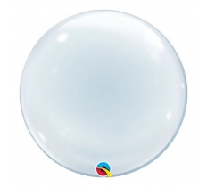 QUALATEX 20" CLEAR DECO BUBBLE BALLOON