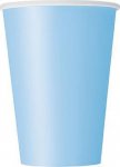 Powder Blue Solid 9oz Paper Cups 14ct