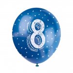 5 12" NUMBER 8 BALLOON
