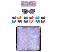 Halloween Party Game (14 Piece) Stick the Spider on the Web