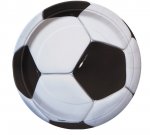 3D Soccer Round 7" Dessert Plates 8ct