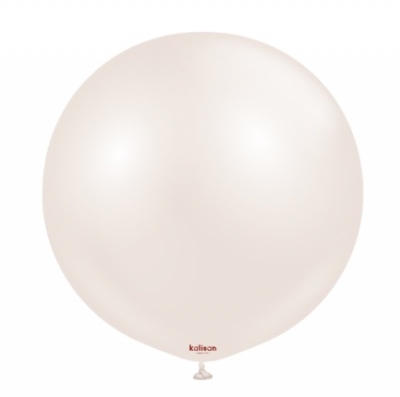 Kalisan 24" Aura Beige Cream Latex Balloon 2 Pack