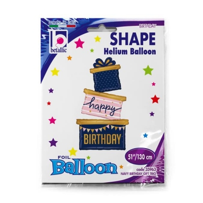 Navy Birthday Gift Trio Single Pack