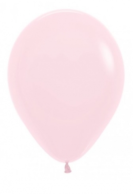 Sempertex 12" Pastel Matte Pink Latex Balloons 12 Pack