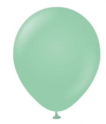KALISAN 5" STANDARD MINT GREEN LATEX BALLOON - 100CT