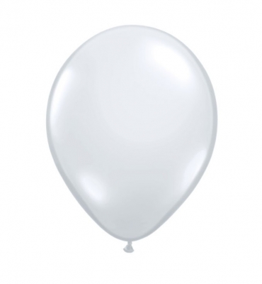 QUALATEX 5" DIAMOND CLEAR JEWEL 100CT