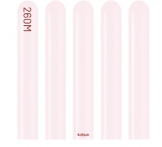 Kalisan 260 Modelling Macaron Pale Pink Balloon 100 Pack