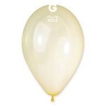 GEMAR 13" PK50 LATEX BALLOONS CRYSTAL YELLOW #015