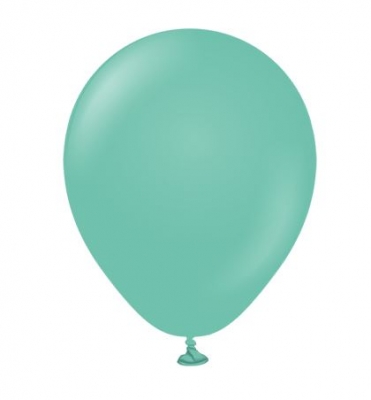 KALISAN 5" STANDARD SEA GREEN LATEX BALLOONS 100CT