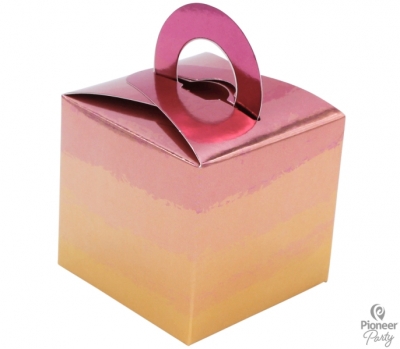 ROSE GOLD OMBRE BALLOON WEIGHT BOXES 8CT