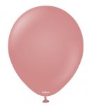 KALISAN 12" RETRO ROSEWOOD BALLOON - 100CT