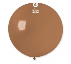 GEMAR 31" 1 LATEX BALLOON G30 mocha #076