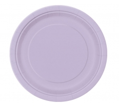Lavender Plate 7" 8 Pack