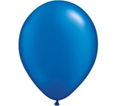 Round Qualatex 11" Pearl Sapphire Latex Balloons 100 Pack