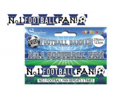 Football Banners - Blue and White