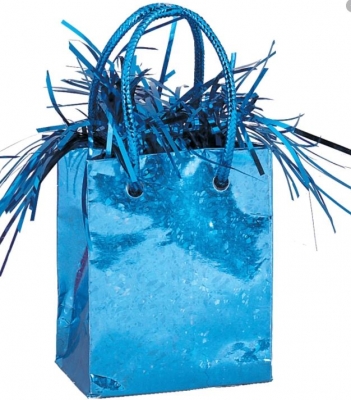 MINI GIFT BAG BALLOON WEIGHT BABY BLUE