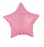 Amscan Metallic Pink Star Standard Foil Balloons