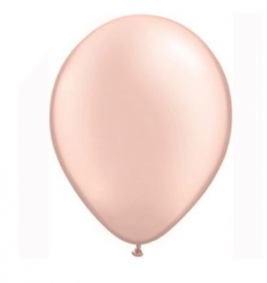 5" QUALATEX ROUND PEARL PEACH 100PACK LATEX BALLOONS