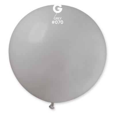 GEMAR 31" 1 LATEX BALLOON G30 grey #070