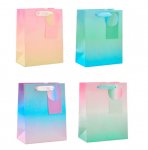 Ombre Iridescent Glitter Large Gift Bag 30x42x12cm