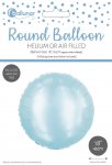 BABY BLUE METALLIC 18" ROUND FOIL BALLOON