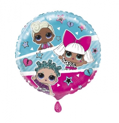 LOL SURPRISE ROUND FOIL BALLOON 18"