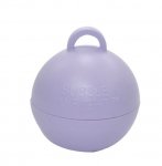 25 X BUBBLE BALLOON WEIGHT LILAC 35G